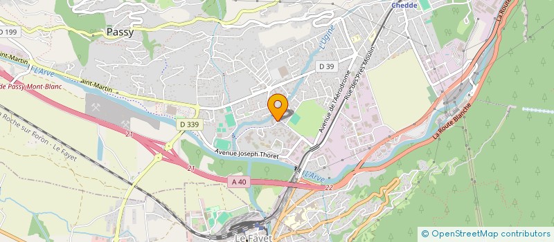 localisation de l'entreprise MONSIEUR CHRISTIAN RANCHON  PASSY