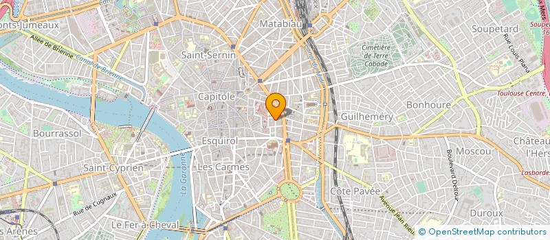 localisation de l'entreprise MONSIEUR CHRISTIAN RAOUX à TOULOUSE