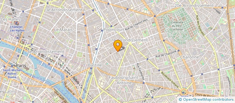 localisation de l'entreprise MONSIEUR CHRISTIAN RASSE  PARIS