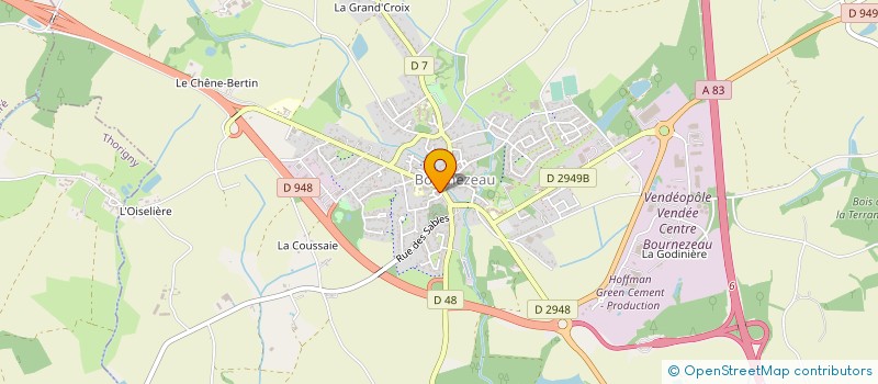 localisation de l'entreprise MONSIEUR CHRISTIAN RATTIER à BOURNEZEAU