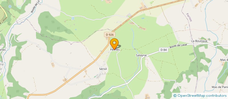 localisation de l'entreprise MONSIEUR CHRISTIAN RAUJOL  CAYLUS