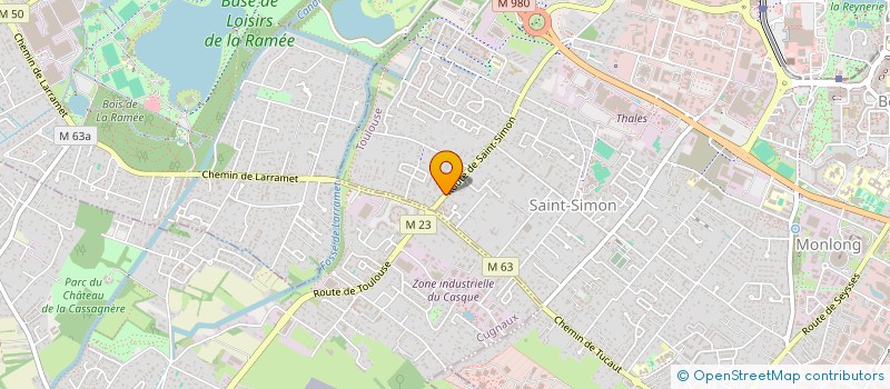 localisation de l'entreprise MONSIEUR CHRISTIAN RAYNAL à TOULOUSE