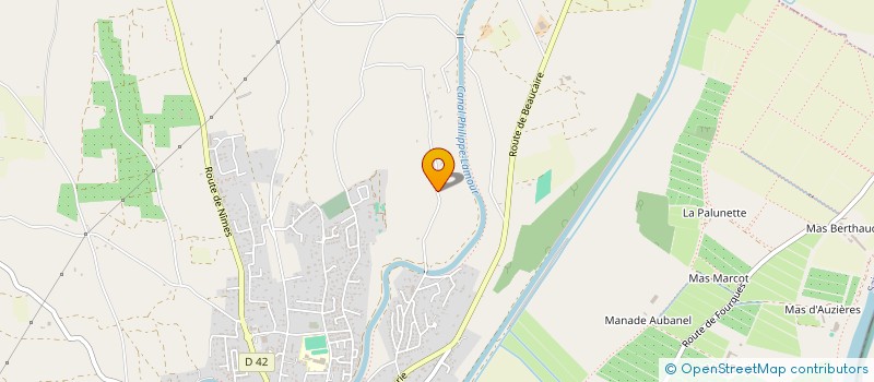 localisation de l'entreprise MONSIEUR CHRISTIAN RAYNAL  SAINT-GILLES