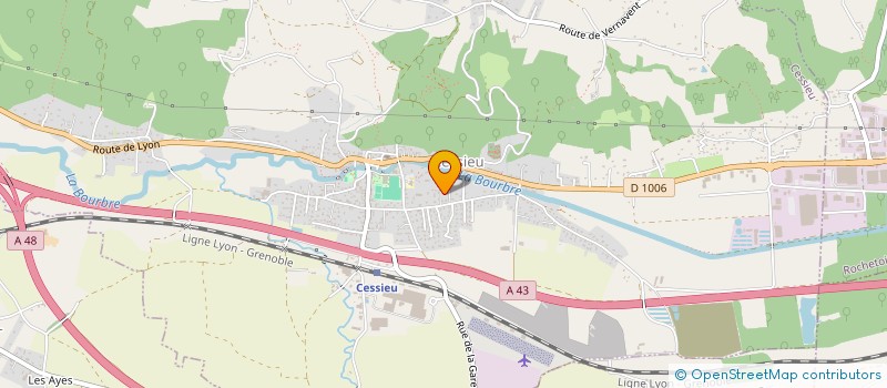 localisation de l'entreprise MONSIEUR CHRISTIAN RAYNAUD à CESSIEU