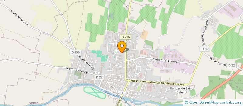 localisation de l'entreprise MONSIEUR CHRISTIAN RAYRAT à JARNAC