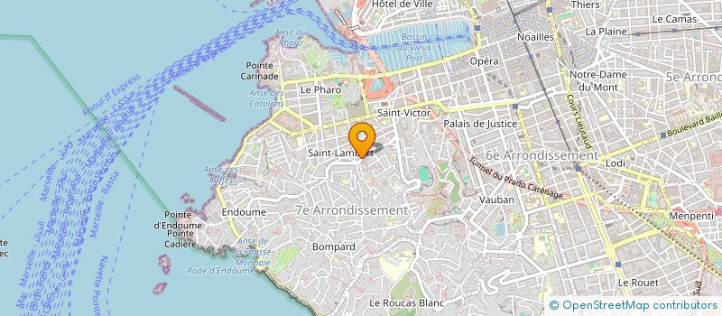 localisation de l'entreprise MONSIEUR CHRISTIAN RAYRET à MARSEILLE