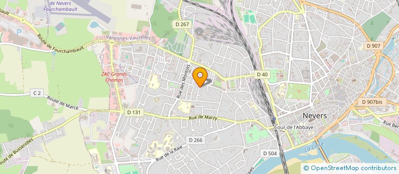 localisation de l'entreprise MONSIEUR CHRISTIAN RAZE à NEVERS