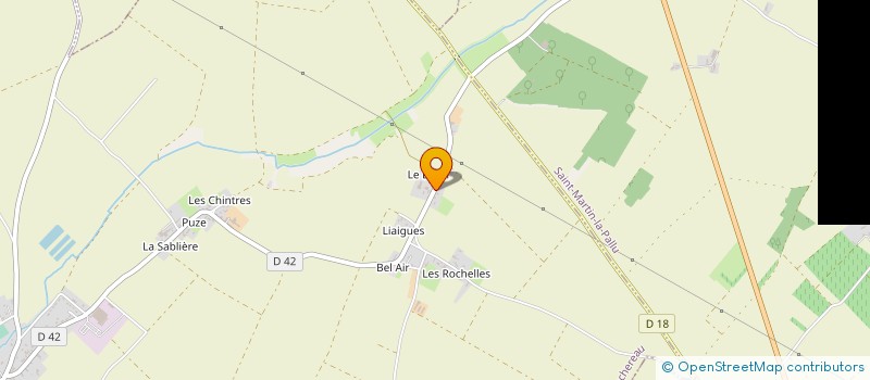 localisation de l'entreprise MONSIEUR CHRISTIAN REAU  CHAMPIGNY EN ROCHEREAU