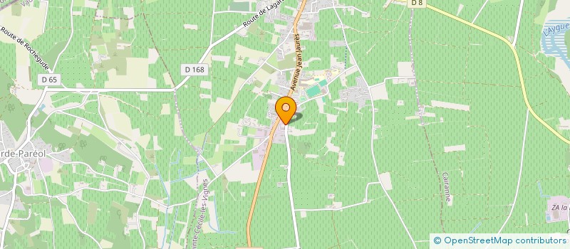 localisation de l'entreprise MONSIEUR CHRISTIAN REBOUL  SAINTE-CECILE-LES-VIGNES