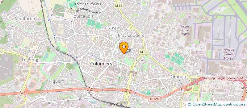 localisation de l'entreprise MONSIEUR CHRISTIAN RECLUS à COLOMIERS