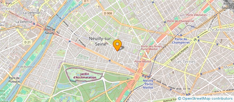 localisation de l'entreprise MONSIEUR CHRISTIAN REDDET à NEUILLY-SUR-SEINE