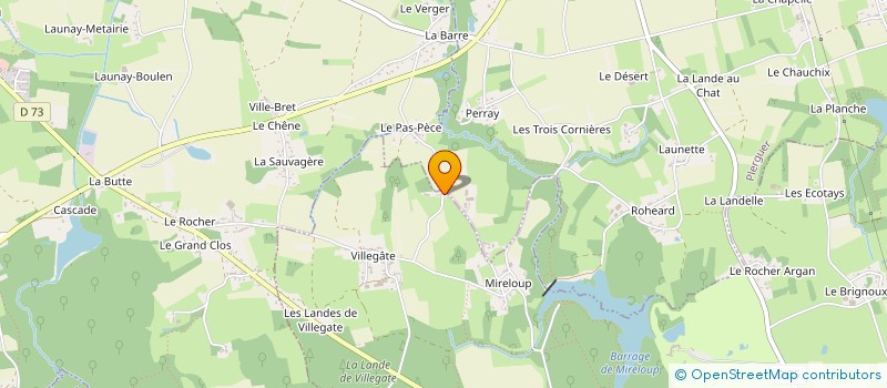 localisation de l'entreprise MONSIEUR CHRISTIAN REDOUTE  LE TRONCHET