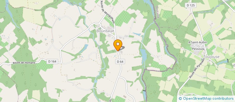 localisation de l'entreprise MONSIEUR CHRISTIAN REGNIER  BOURDALAT