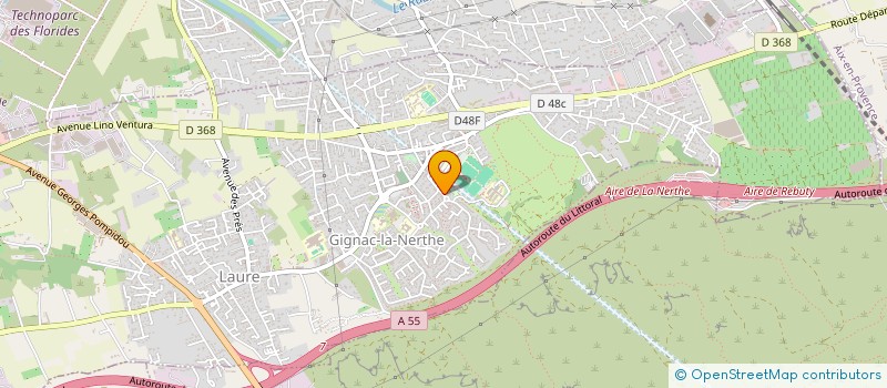 localisation de l'entreprise MONSIEUR CHRISTIAN REINHART  GIGNAC-LA-NERTHE