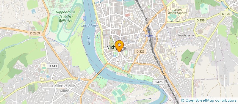 localisation de l'entreprise MONSIEUR CHRISTIAN REMBERT à VICHY
