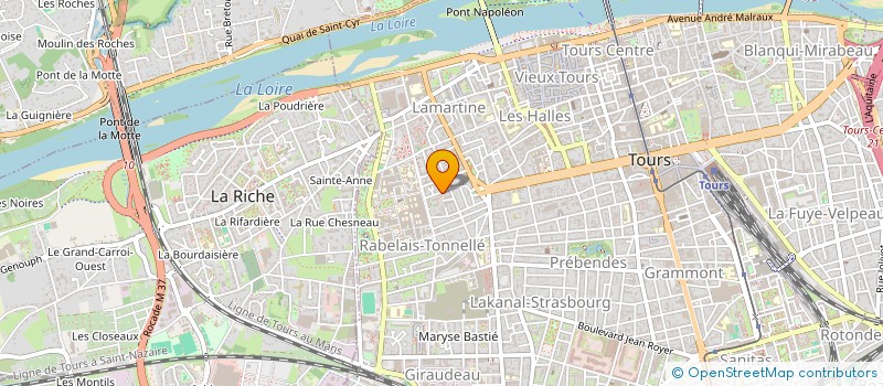 localisation de l'entreprise MONSIEUR CHRISTIAN REMY  TOURS