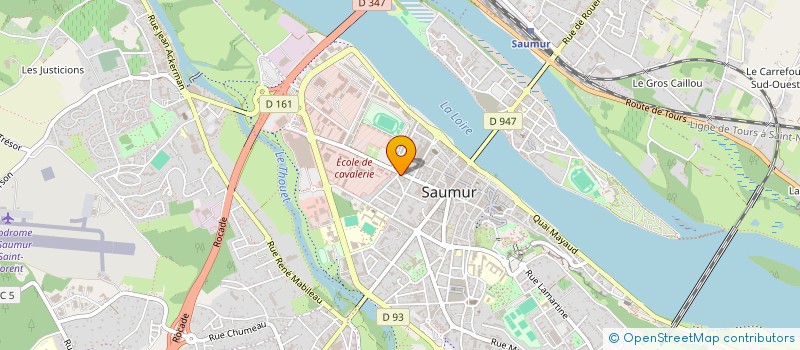 localisation de l'entreprise MONSIEUR CHRISTIAN RENAULT  SAUMUR
