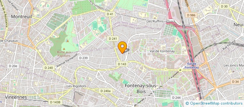 localisation de l'entreprise MONSIEUR CHRISTIAN RENCIEN à FONTENAY-SOUS-BOIS