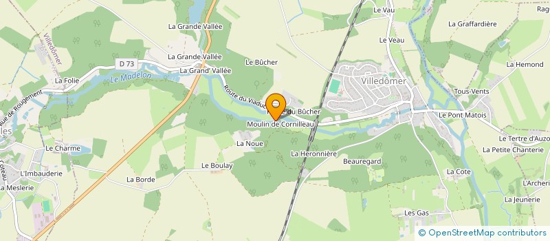 localisation de l'entreprise MONSIEUR CHRISTIAN RENONCIAT à VILLEDOMER