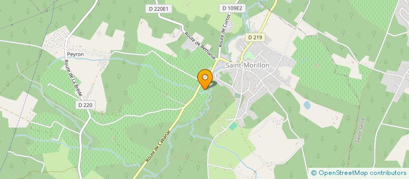 localisation de l'entreprise MONSIEUR CHRISTIAN REYNE  SAINT MORILLON