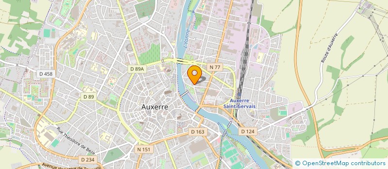 localisation de l'entreprise MONSIEUR CHRISTIAN RGAUD à AUXERRE