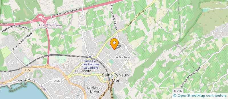 localisation de l'entreprise MONSIEUR CHRISTIAN RICHARD à SAINT-CYR-SUR-MER