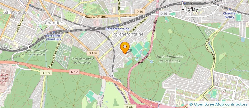 localisation de l'entreprise MONSIEUR CHRISTIAN RICHARD à VERSAILLES