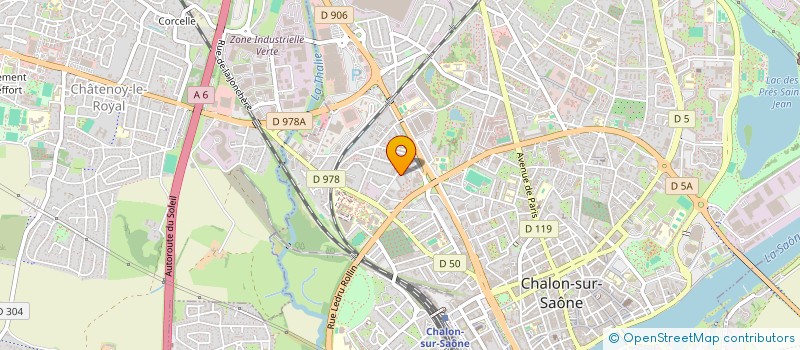 localisation de l'entreprise MONSIEUR CHRISTIAN RICHARD  CHALON-SUR-SAONE