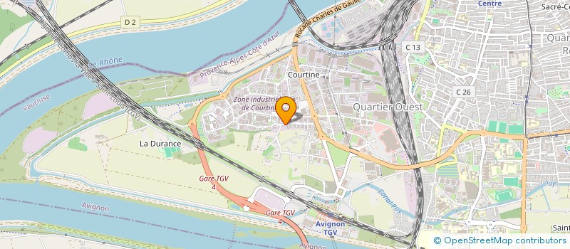 localisation de l'entreprise MONSIEUR CHRISTIAN RICHAUD  AVIGNON