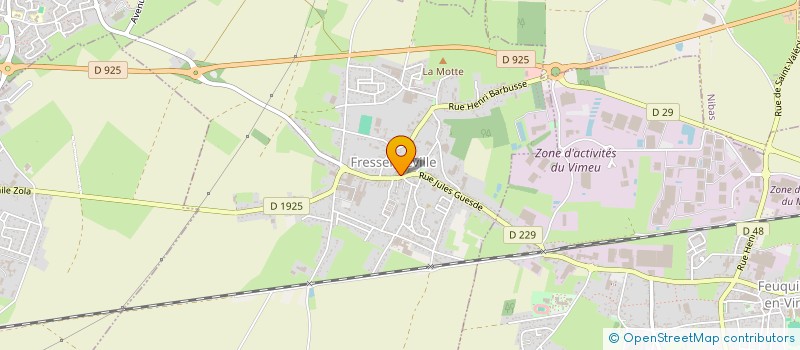 localisation de l'entreprise MONSIEUR CHRISTIAN RICHE à FRESSENNEVILLE