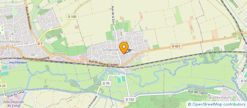 localisation de l'entreprise MONSIEUR CHRISTIAN RICHERT  SCHWINDRATZHEIM