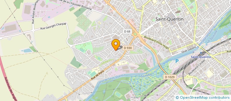 localisation de l'entreprise MONSIEUR CHRISTIAN RICHET à SAINT-QUENTIN