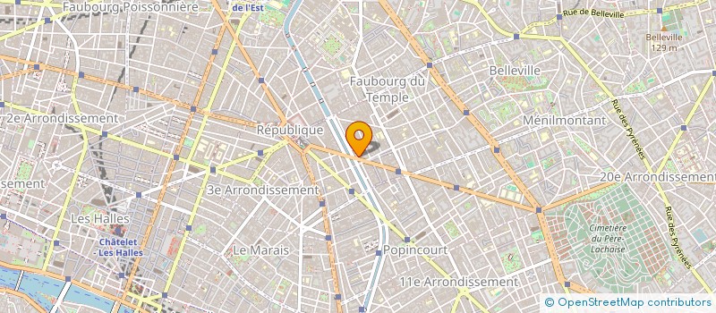 localisation de l'entreprise MONSIEUR CHRISTIAN RICQUE  PARIS