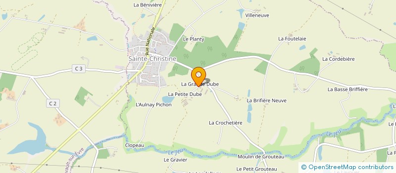 localisation de l'entreprise MONSIEUR CHRISTIAN RIDEREAU à CHEMILLE-EN-ANJOU