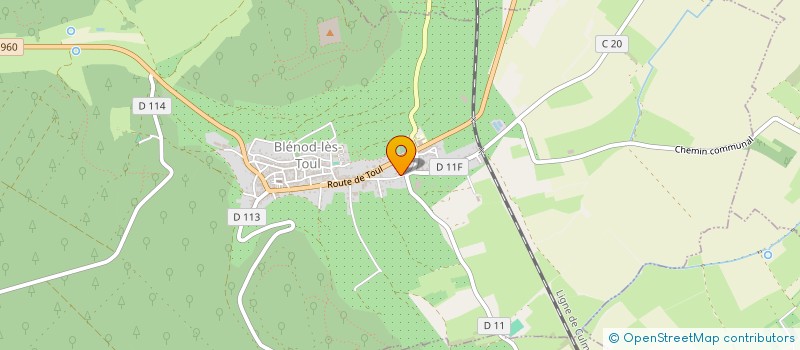 localisation de l'entreprise MONSIEUR CHRISTIAN RIEBEL  BLENOD-LES-TOUL