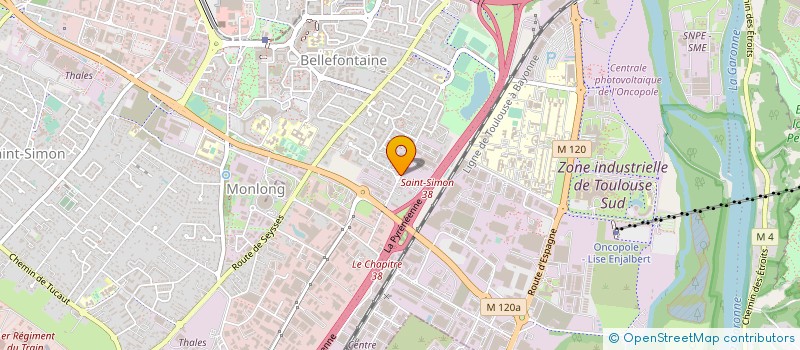 localisation de l'entreprise MONSIEUR CHRISTIAN RIETZ à TOULOUSE