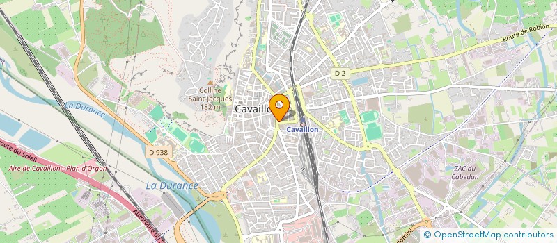 localisation de l'entreprise MONSIEUR CHRISTIAN RIEU  CAVAILLON