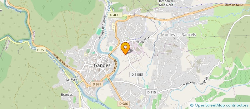 localisation de l'entreprise MONSIEUR CHRISTIAN RIEUSSET  LAROQUE