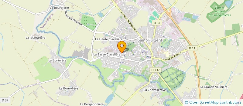 localisation de l'entreprise MONSIEUR CHRISTIAN RIFFAULT  SAINT-FULGENT