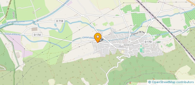 localisation de l'entreprise MONSIEUR CHRISTIAN RIGORD  ALLEINS