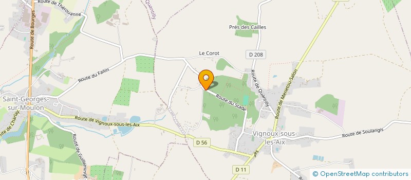 localisation de l'entreprise MONSIEUR CHRISTIAN RILLY  VIGNOUX-SOUS-LES-AIX