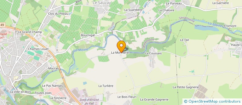 localisation de l'entreprise MONSIEUR CHRISTIAN RINEAU  GETIGNE