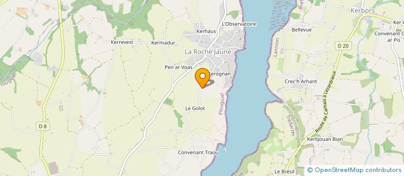 localisation de l'entreprise MONSIEUR CHRISTIAN RIOU à PLOUGUIEL