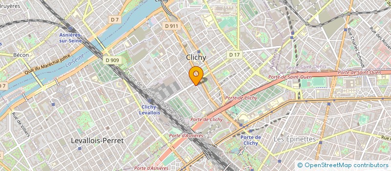 localisation de l'entreprise MONSIEUR CHRISTIAN RISTORCELLI à CLICHY