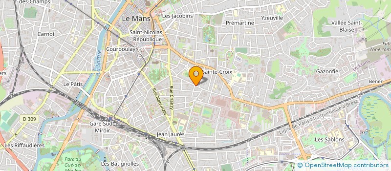 localisation de l'entreprise MONSIEUR CHRISTIAN RIVENEZ à LE MANS