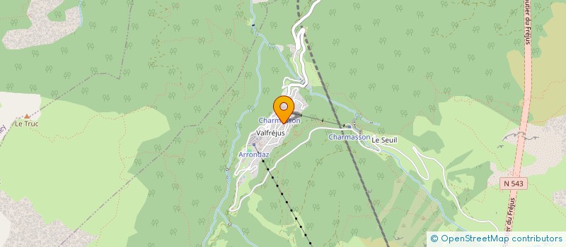 localisation de l'entreprise MONSIEUR CHRISTIAN RIVES  MODANE