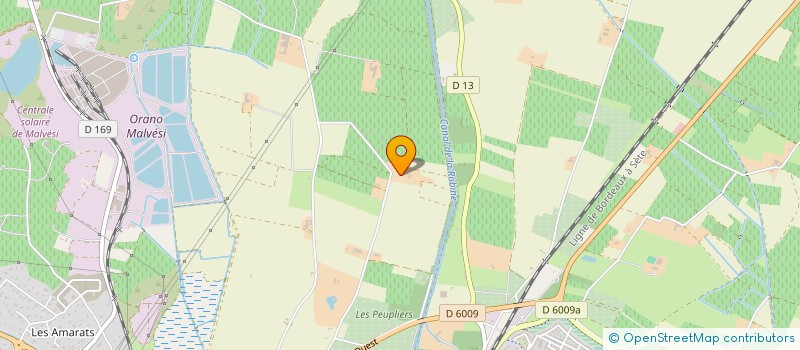 localisation de l'entreprise MONSIEUR CHRISTIAN RIVES  NARBONNE