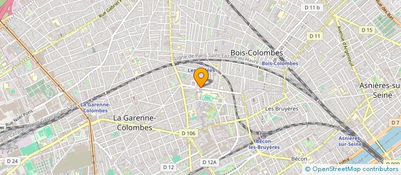 localisation de l'entreprise MONSIEUR CHRISTIAN ROBALO à BOIS-COLOMBES