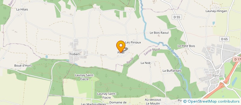 localisation de l'entreprise MONSIEUR CHRISTIAN ROBERT  RENAC