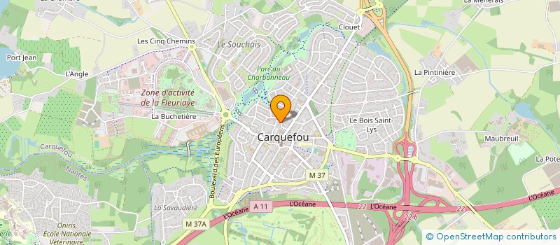 localisation de l'entreprise MONSIEUR CHRISTIAN ROBERT  CARQUEFOU